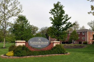 Elmwood Manor entrance sign