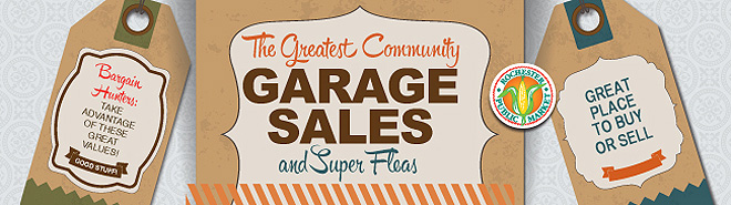 Garage Sales at the Public Market promotional graphic