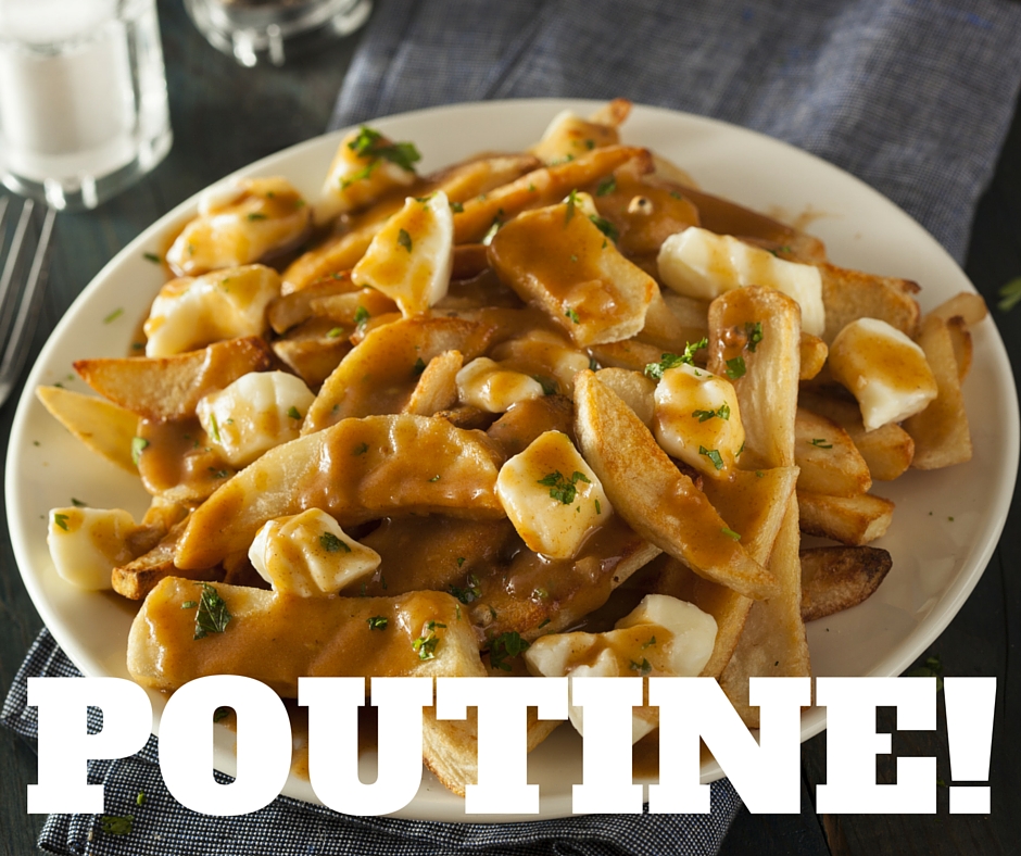 Plate of poutine