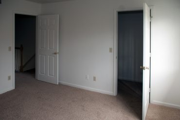 Rear bedroom in a Two Story Townhouse.