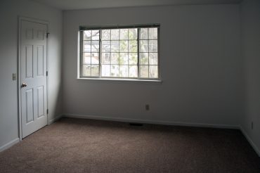 Rear bedroom in a Two Story Townhouse.