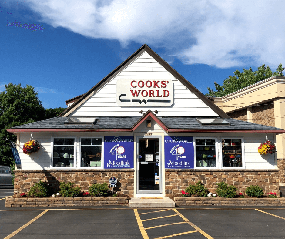 Cooks World store front