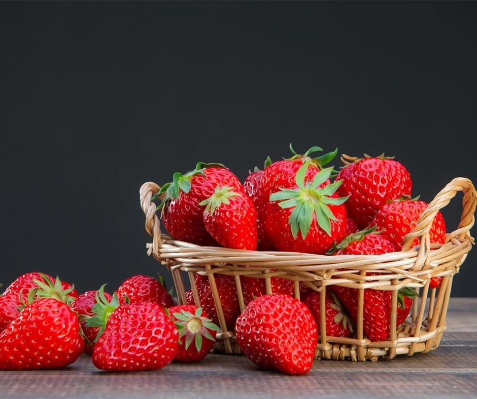 Graphic image of strawberries
