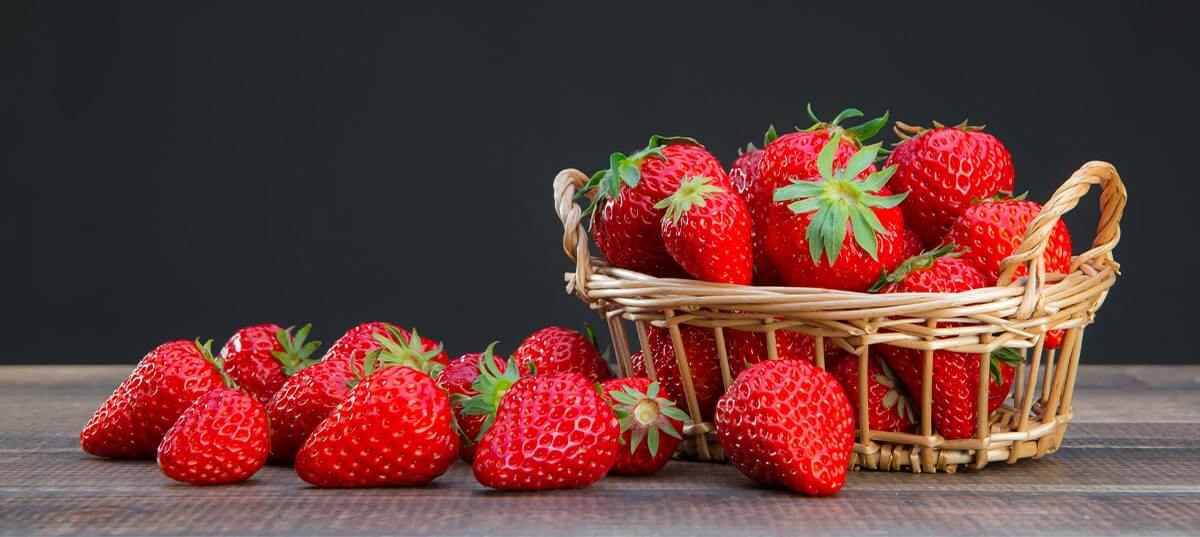 graphic image of strawberries